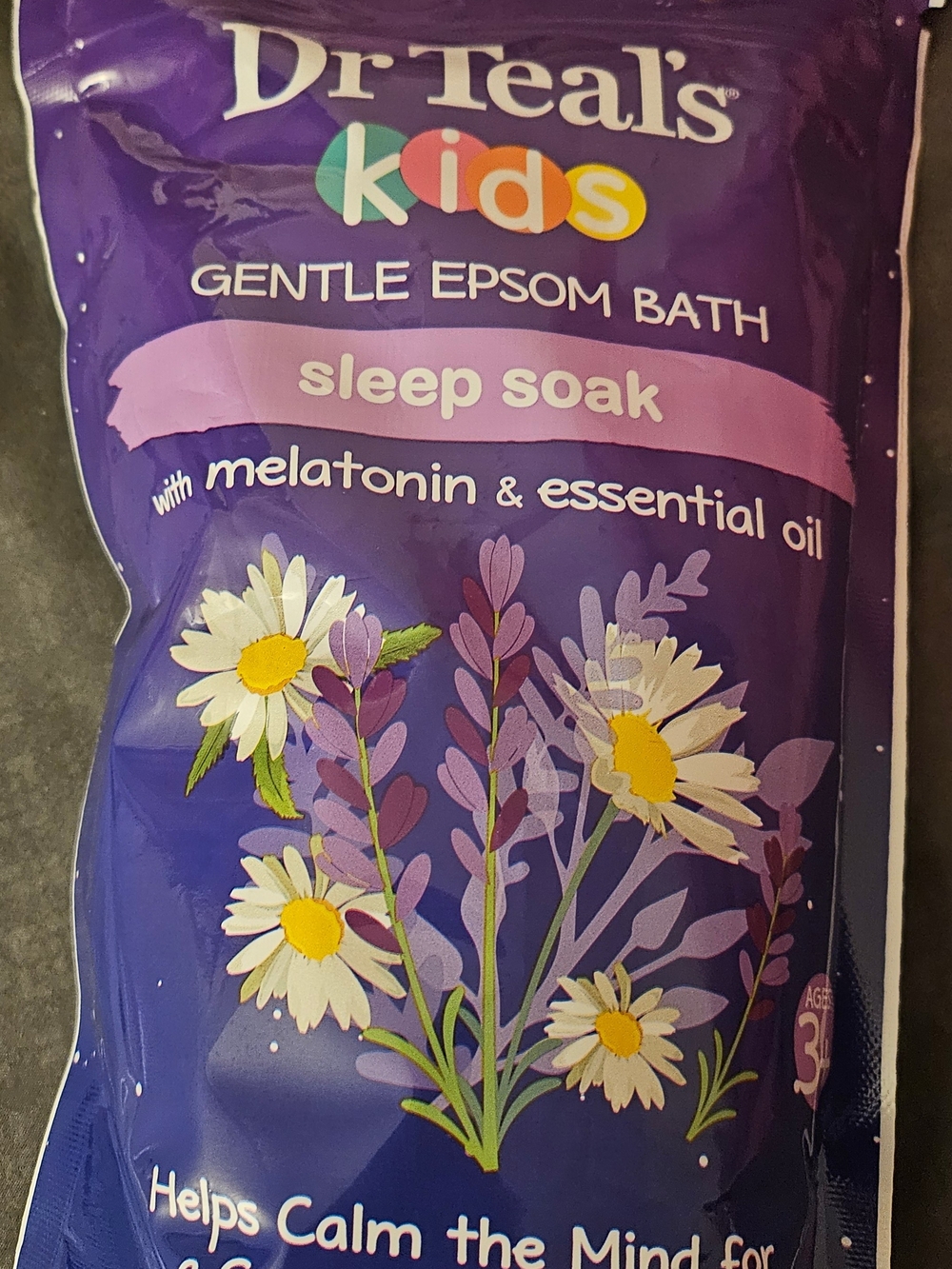 Dr Teal's Kids Sleep Soak Gentle Epsom Bath NWT
